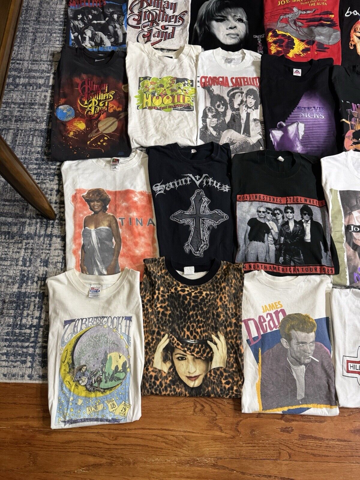 Vintage Band T Shirt Lot 29 Grunge Punk Rock Aphex Twin Rolling Stones Pearl Jam