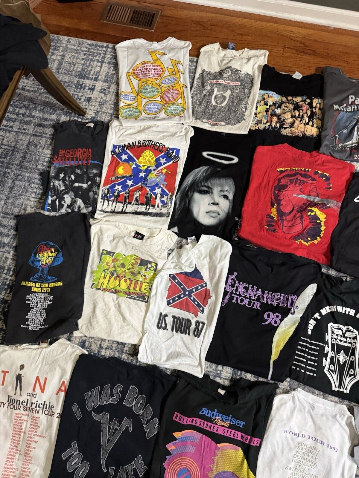 Vintage Band T Shirt Lot 29 Grunge Punk Rock Aphex Twin Rolling Stones Pearl Jam