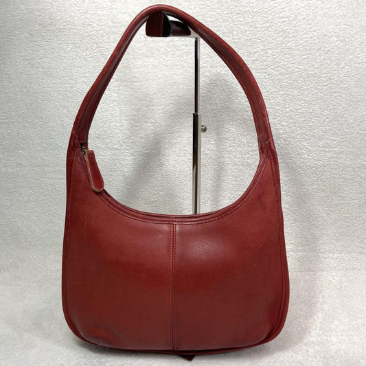 Vintage Coach Ergo 9025 Shoulder Bag Handbag Leather Red Excellent