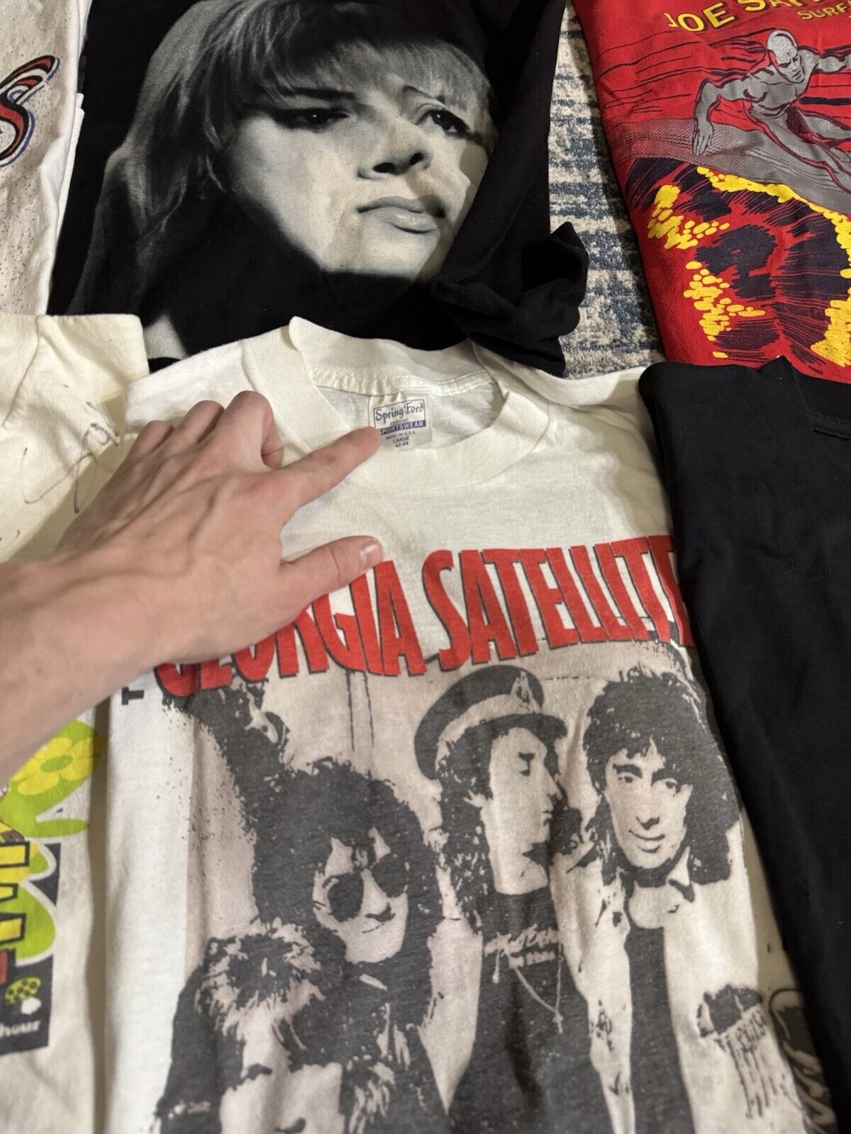 Vintage Band T Shirt Lot 29 Grunge Punk Rock Aphex Twin Rolling Stones Pearl Jam