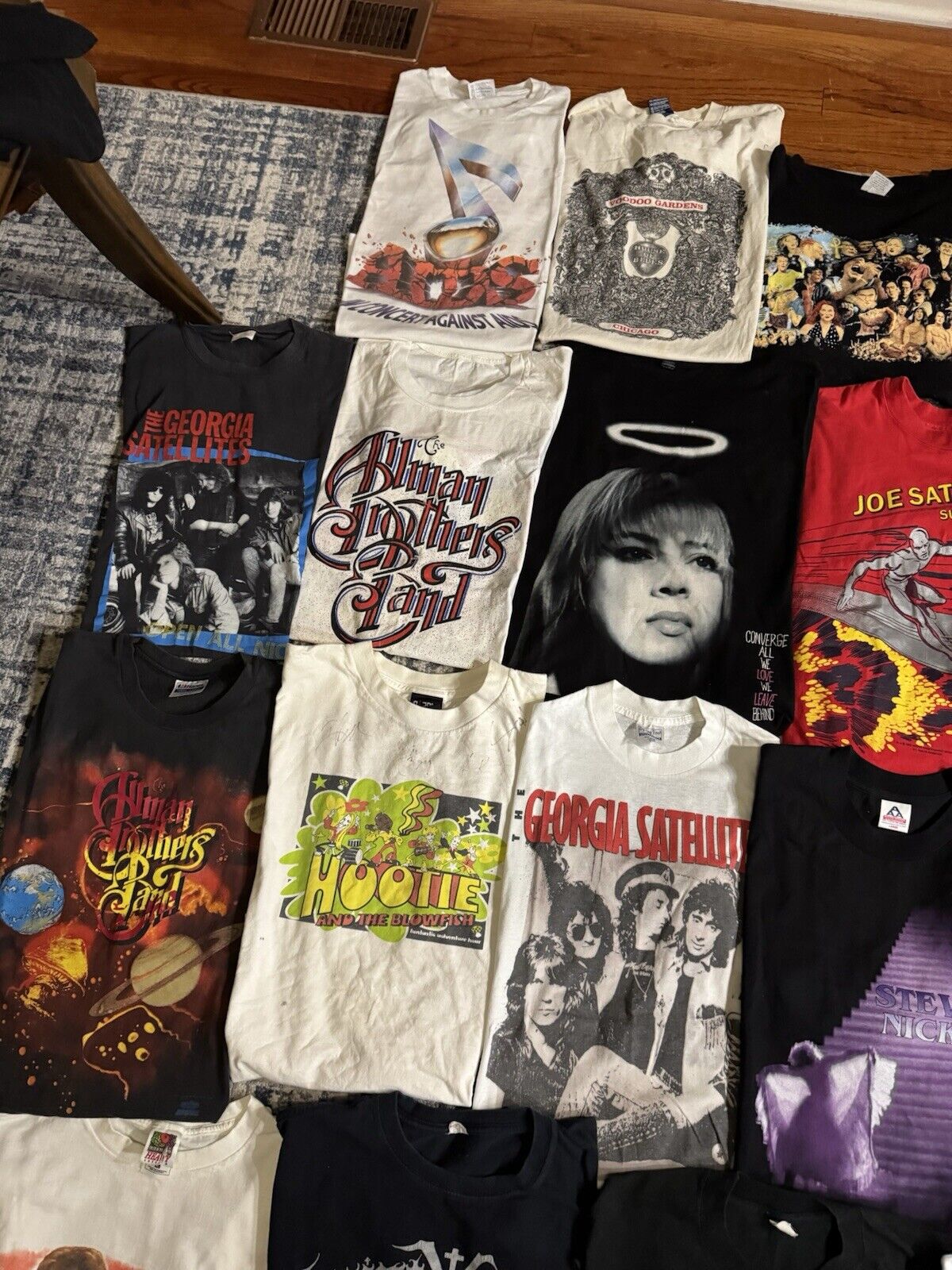 Vintage Band T Shirt Lot 29 Grunge Punk Rock Aphex Twin Rolling Stones Pearl Jam